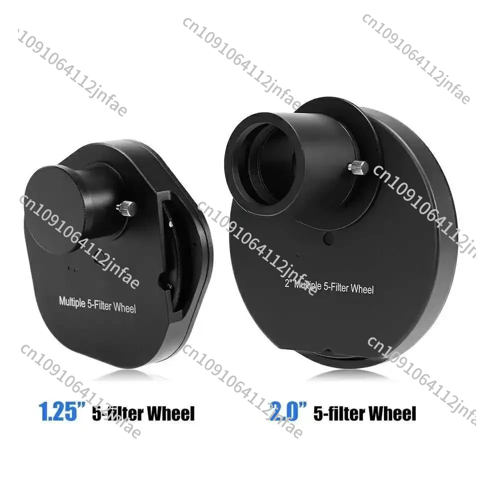 

5-piece 1.25-inch 2-inch Manual Filter Wheel Astronomical Telescope Accessories Eyepiece All-metal in Stock