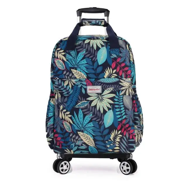 women 20 Inch carry on hand Luggage bag rolling luggage Tote Bag cabin travel trolley bags wheels trolley luggage wheeled Bags