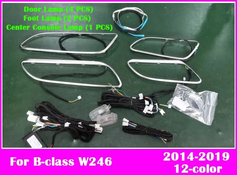 

Декоративная светодиодная лампа для дефлекторов воздуховодов, приборной панели и дверей автомобилей Mercedes-Benz A/B/CLA/GLA и Kia Stinger (W176, W246, W117, W156), атмосферная подсветка