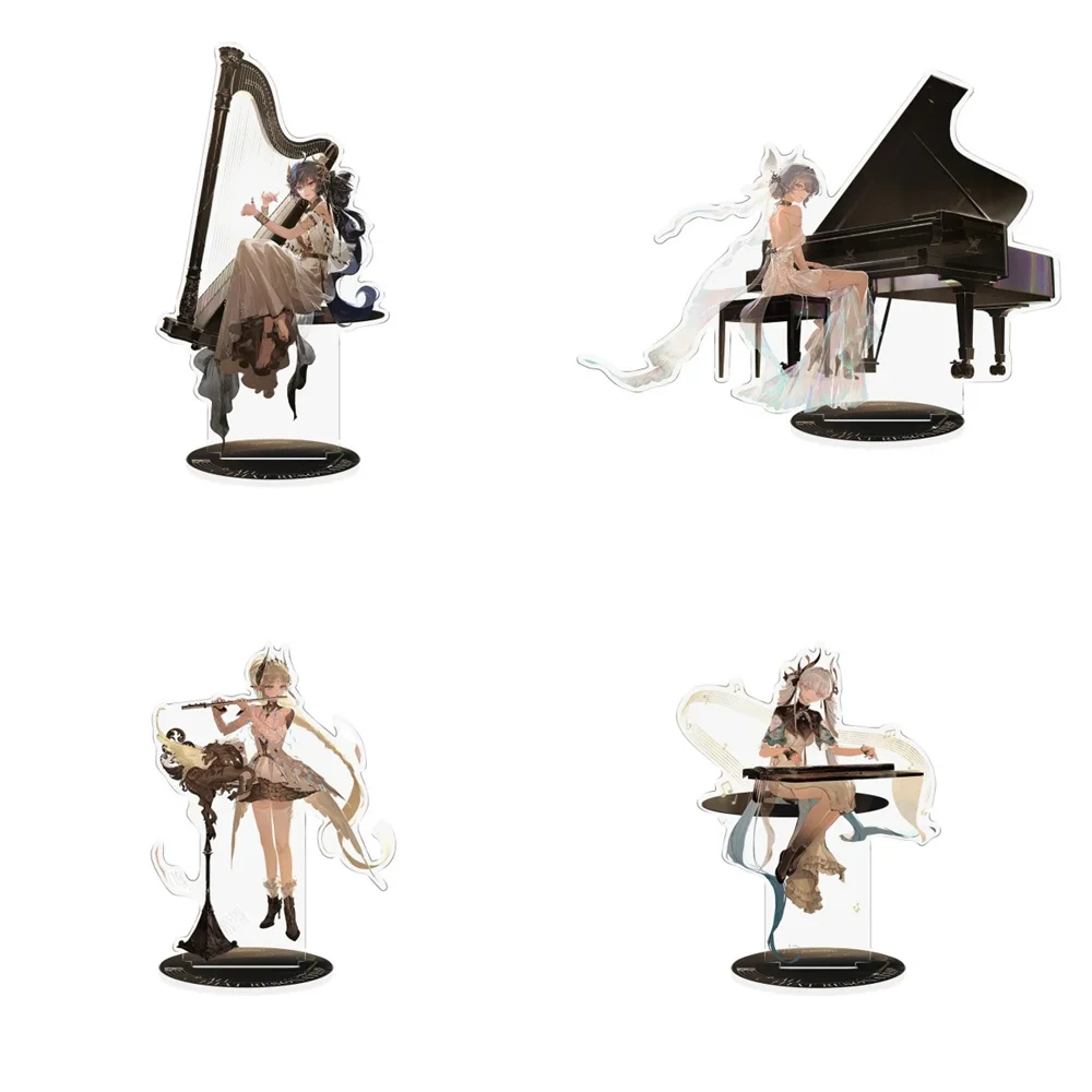 15cm game Wuthering Waves cute Acrylic Stand Keychain Model Cosplay Characters Ornament Accessories Christmas Collection Gifts