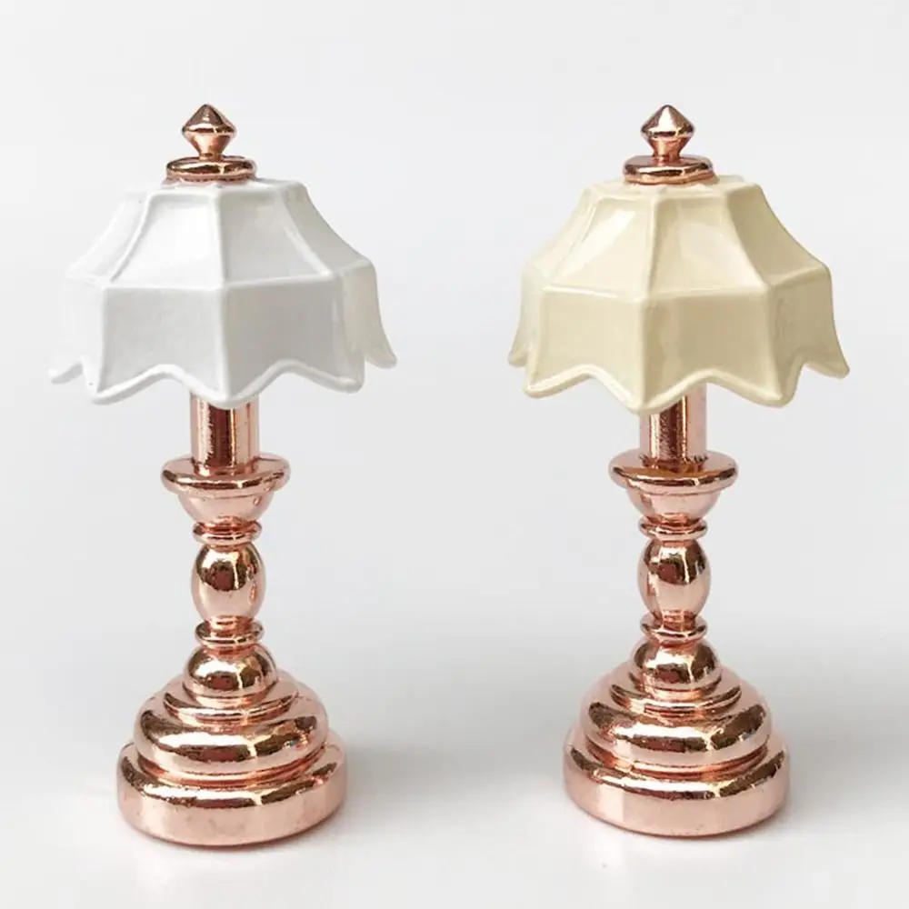 Multistyles Doll House Decor Dollhouse Furniture Toy Miniature Floor Lamp Doll Retro Lamp Crystal Wall Light Lamp Model