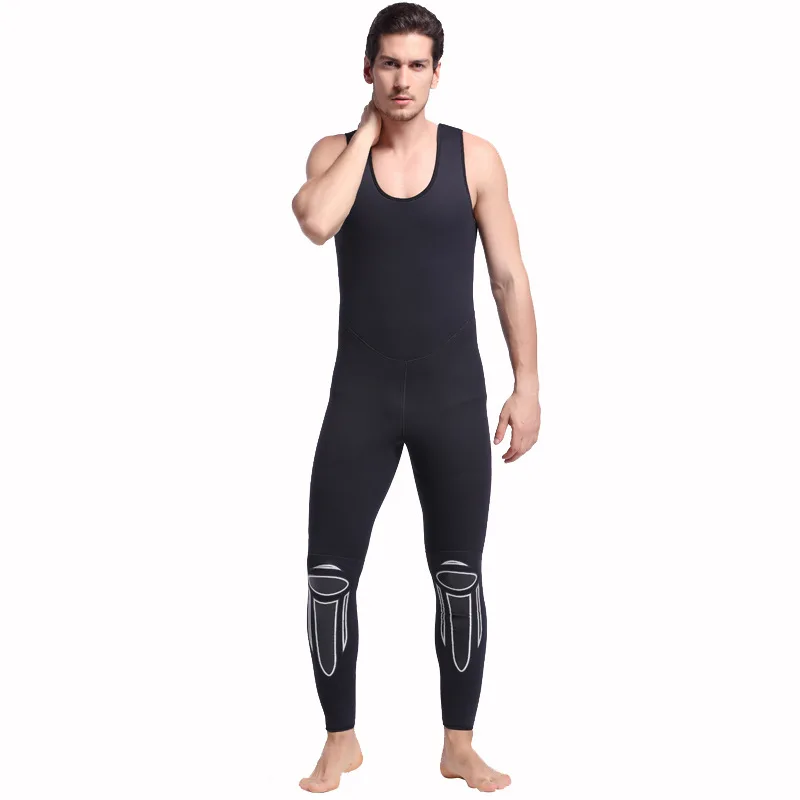 

5MM Neoprene Full Bodysuit Diving Suit Stretchy Wetsuit Men Two Piece Suit Swimming Surfing Snorkeling Kayaking Sports Clothing