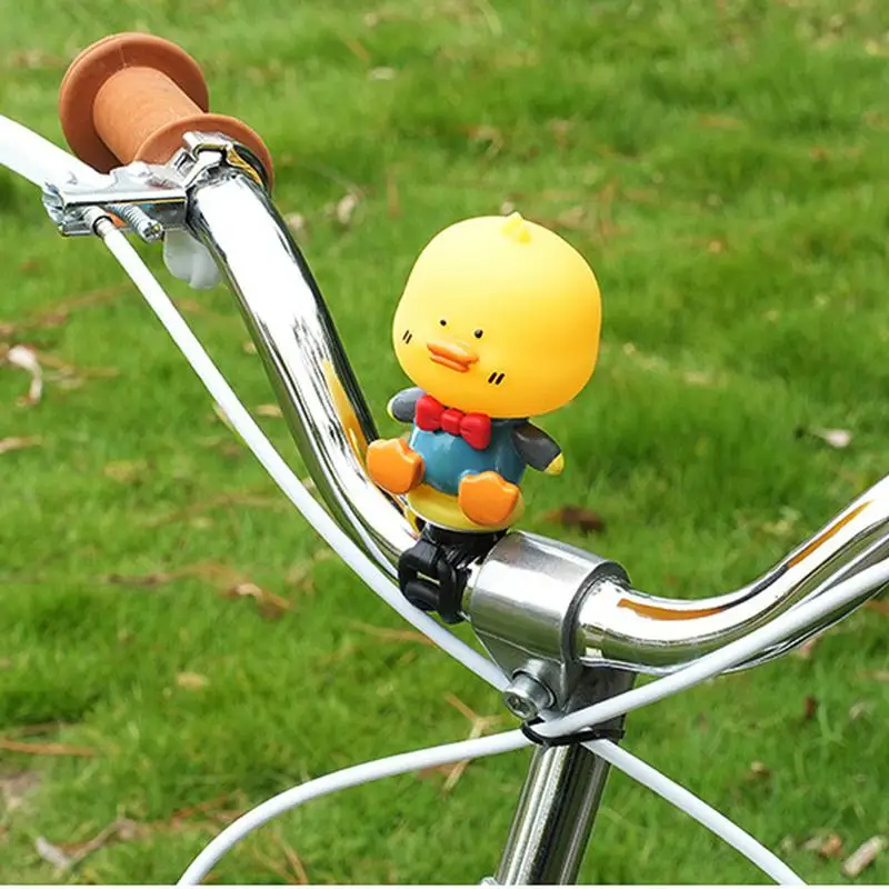 Children's Bicycle Bell Cute Animal Duck rabbit Bike Bell Handlebar Squeeze Horn Kids Bike Bell For balance bike slide bike