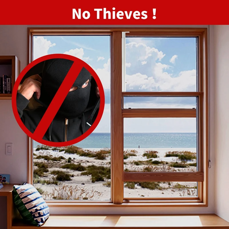 Adjustable Window Security Bars (Steel),Window Locks Bars Inside For Prevent Burglary, Window Stoppers For Window