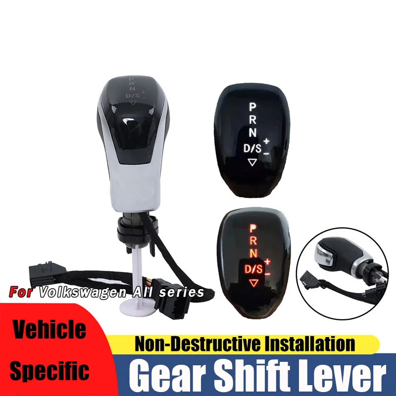 

Suitable for Volkswagen Passat/Golf LED shift head automatic shift knob shift lever hand ball