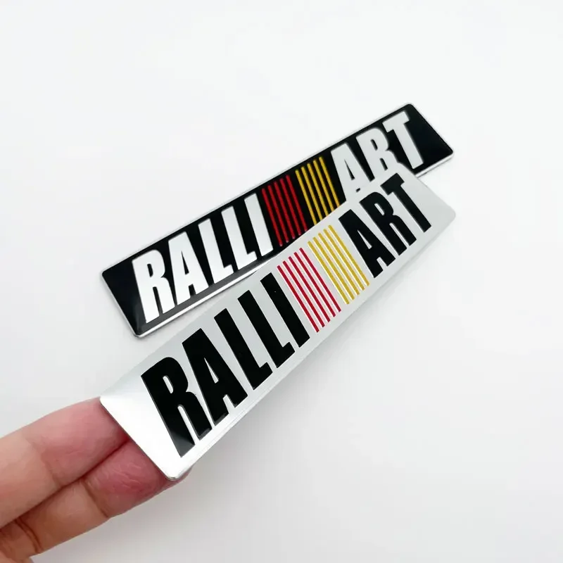 Автомобильная алюминиевая наклейка для Mitsubishi ASX Outlander Lancer Pajero Eclipse EVO Zinger, алюминиевый раллийный аксессуар