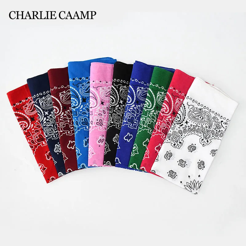 

Double Cashew Flower Square Scarf Hijab Neck Scarves Woman Men's Outdoor Riding Sports Hip Hop Handkerchief Cotton Bandanas Mask