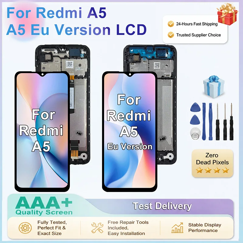 IPS For Redmi A5 LCD Display 25028PC03G Touch Screen Panel Digitizer For Redmi A5 Eu Version Display Assembly Replacement Parts