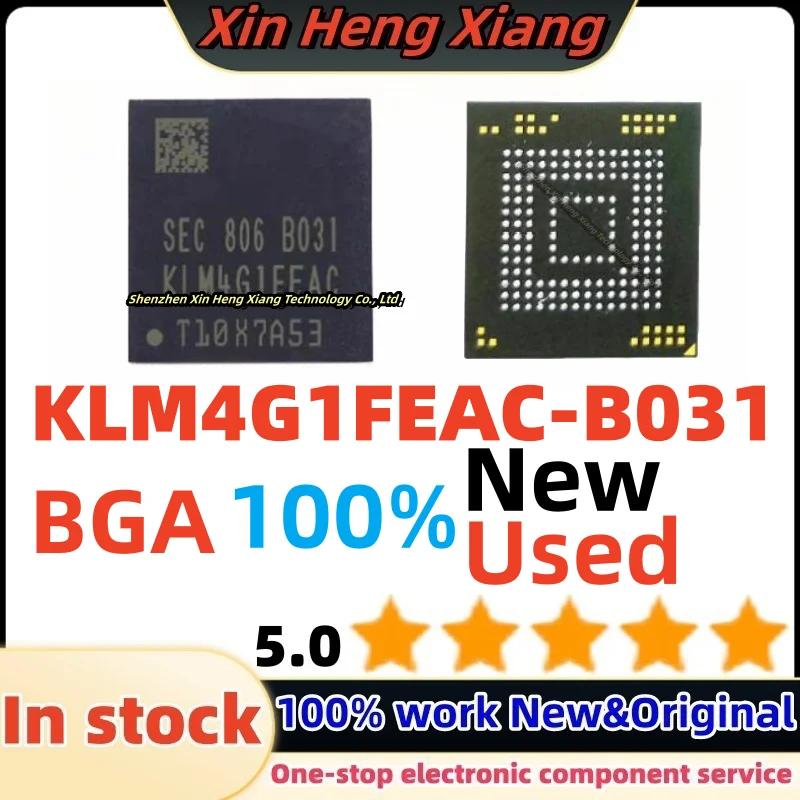 

100% New 2-5-10PCS KLM4G1FEAC-B031 KLM4G1FEAC B031 BGA