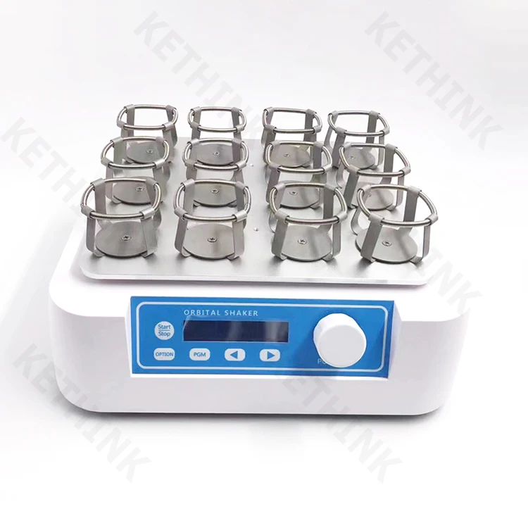50-300rpm Orbital Shaker for  Flasks/beakers/petri Dish KETHINK KT-MPS-10 Lab Oscillator with Spring Holder Erlenmeyer Flask