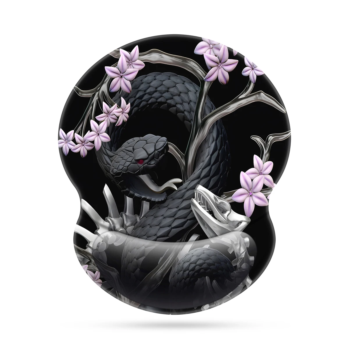 

1pc Dragon And Flower Mouse Pad Wrist Ergonomic Soft Anti-Slip Wrist Rest Support Mat Computer Mouse Pad For Office PC Gift