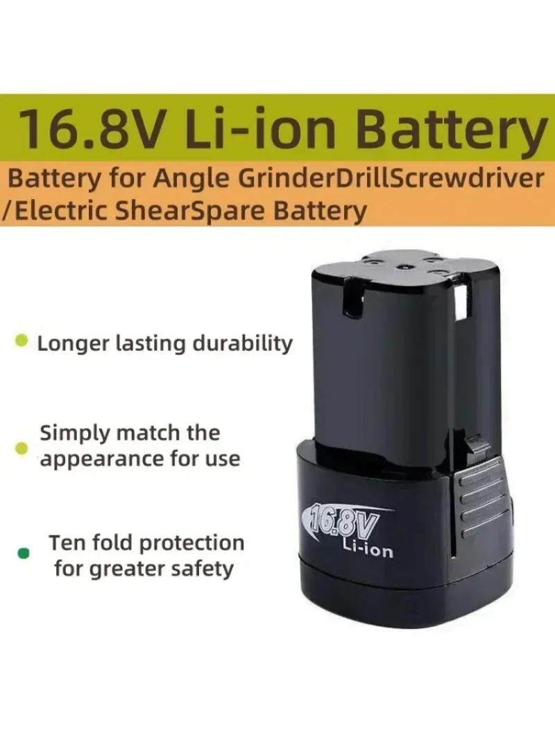 100% جديد 16.8 فولت 3500 مللي أمبير بطارية ليثيوم أيون قابلة للشحن B نوع ل مفك البراغي اللاسلكي الحفر الكهربائية طاحونة زاوية صغيرة أدوات كهربائية #5