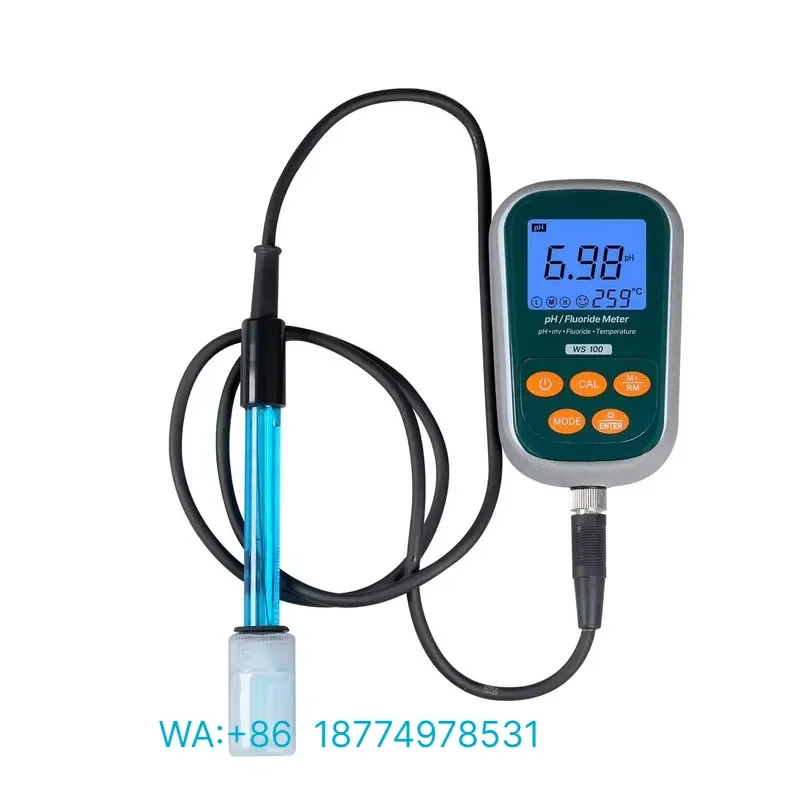 for NADE WS100 0 to 9.00 PF Fluoride Ion and pH Portable Meter Kit with 3-in-1 Fluoride Electrode Water Quality Analysis