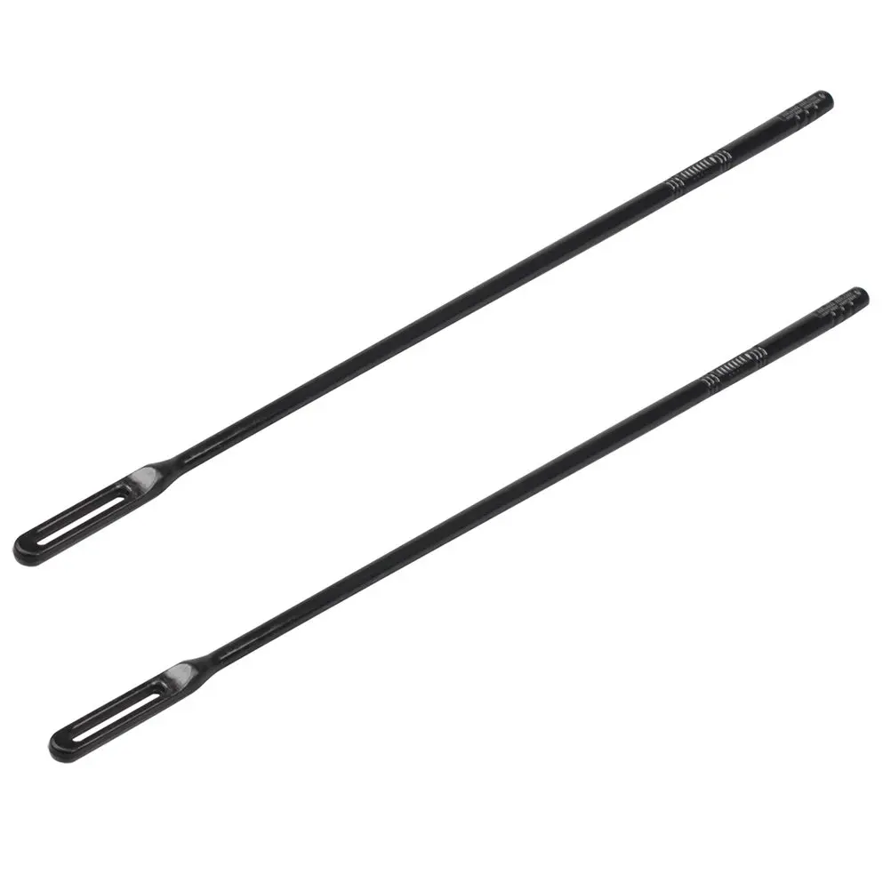 2 Pcs Practical Flute Cleaning Rod Instrument Tools Rods Black Lover Accessories