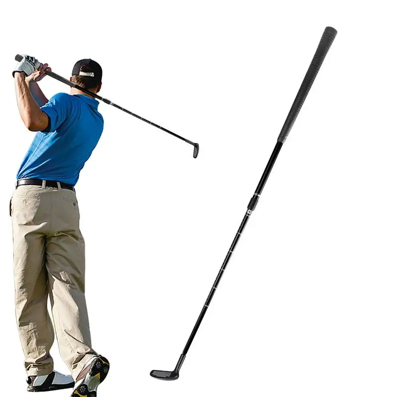 

Golf Chipper Nonslip Grip Telescopic Shaft Golf Club Sturdy Putter Shaft For Right Left Handed Golfers Zinc Alloy Golf Practice