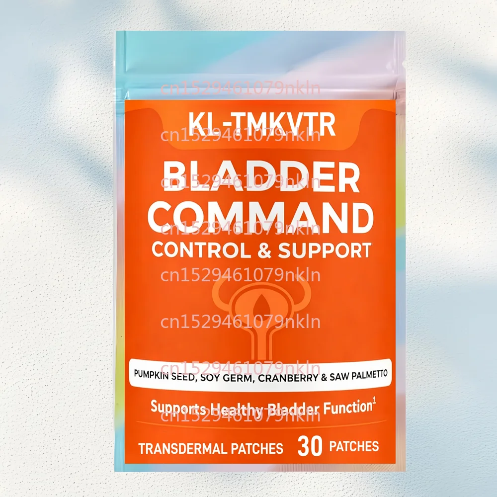30 Patches Bladder Control Transdermal Patches for Women & Men with Saw Palmetto for Urinary Frequency, Leaks & Urgency