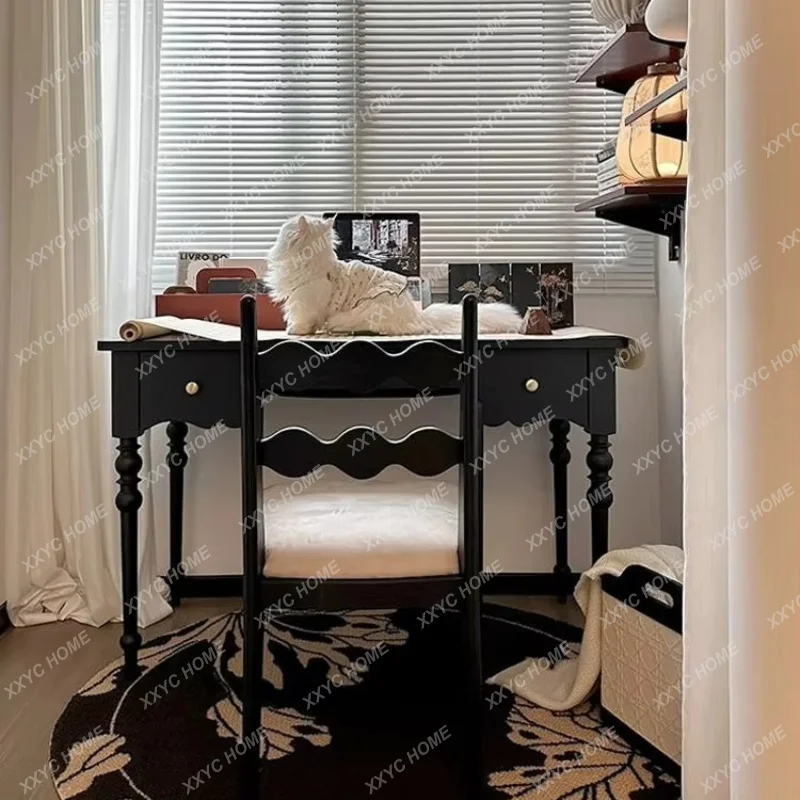 XX retro solid wood writing desk desk