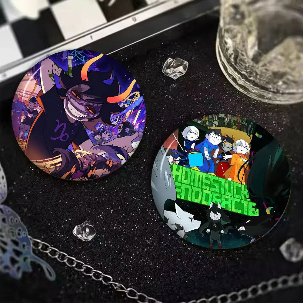 Popular Internet Anime H-Homestuck Soft Button Pin Bright Printed Icon Gift For Friends Badge Collar Brooch Lapel Pin Metal