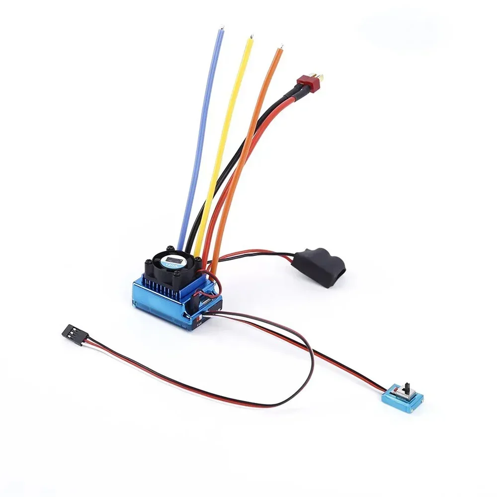 120A ESC High Quality PCB Plate 120A Sensored BEC Brushless Speed Controller with ESC for 1/8 1/10 1/12 Car Crawler