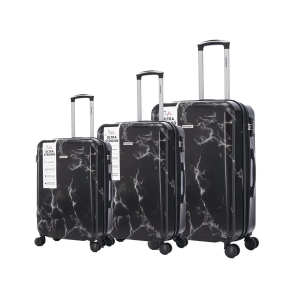 

3Pcs PC Hardshell Luggage Multifunctional Large Capacity Trolley Suitcase Universal Spinner Wheels Lightweight Durable Luggage