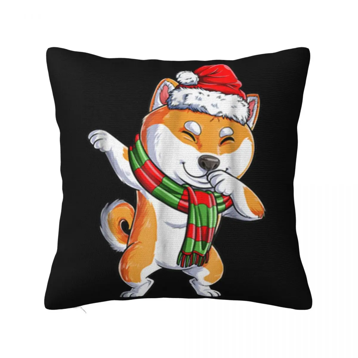 Awesome Dabbing Shiba Inu Santa Christmas Kids Boys Gifts 2021 Latest Designing Hot Sale Pillow Case