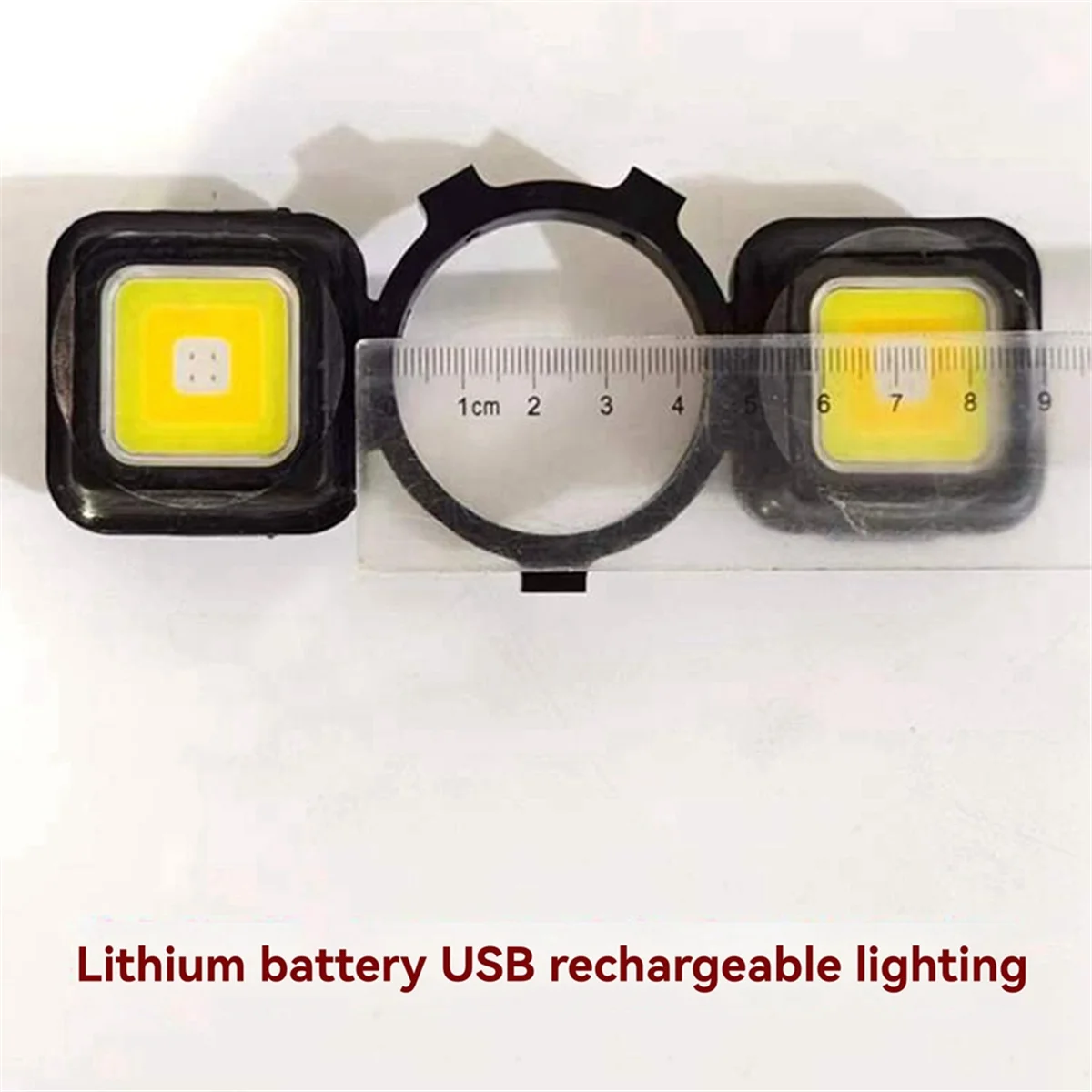 ABNJ-Herramienta de pulverización de pintura ligera, herramienta de pulverización, batería de litio USB, recargable, doble bombilla, herramienta de pulverización, linterna