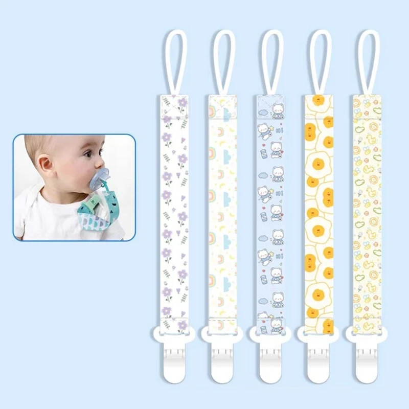 Design Pacifier Clip Practical Pacifier Holder Baby Toy Hanger Teether Strap Keep Your Pacifier Secure for Boy Girl