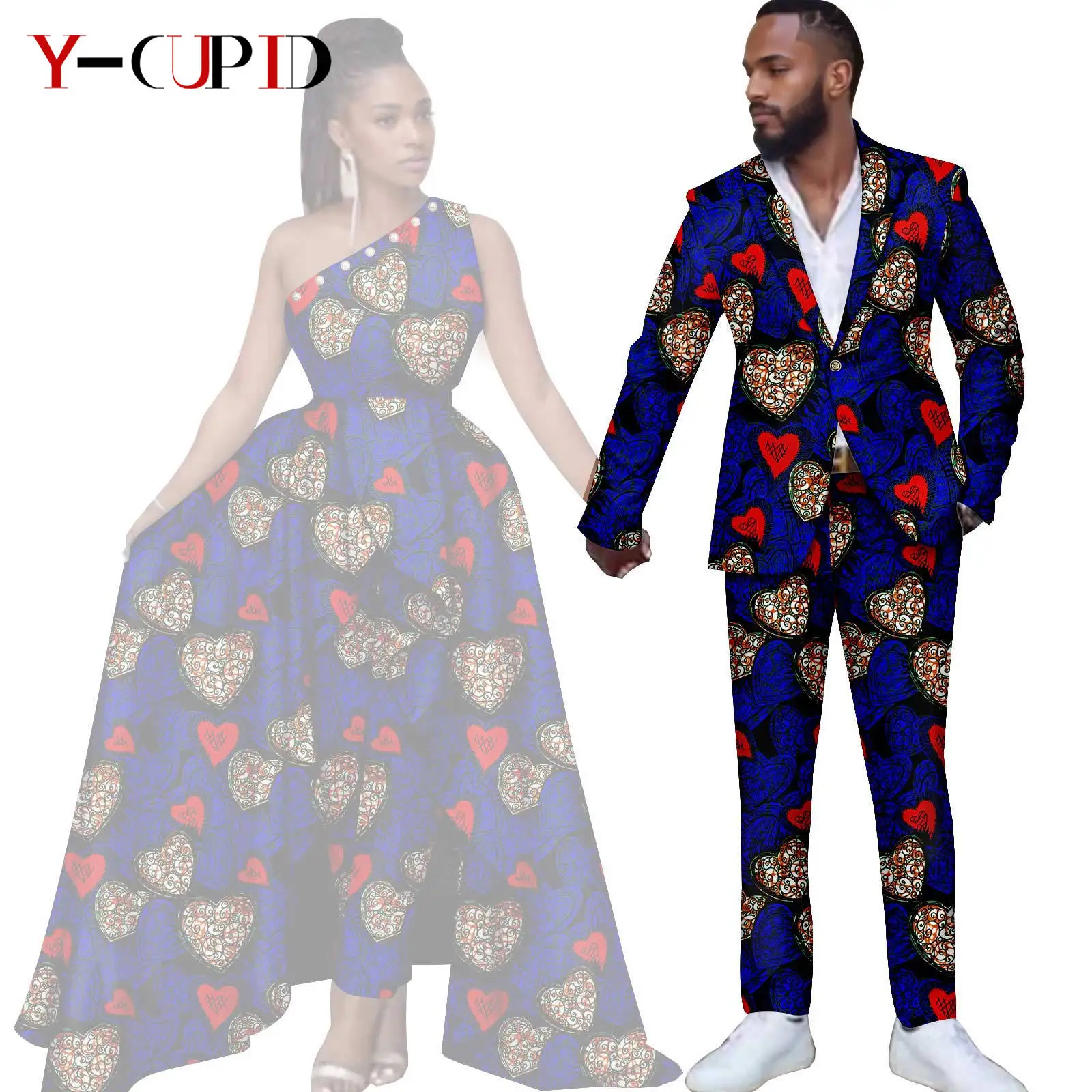 ダシキジャケットとパンツのセット,男性と女性のためのアフリカの ダシキジャケットとパンツのセット,男性と女性のためのアフリカの