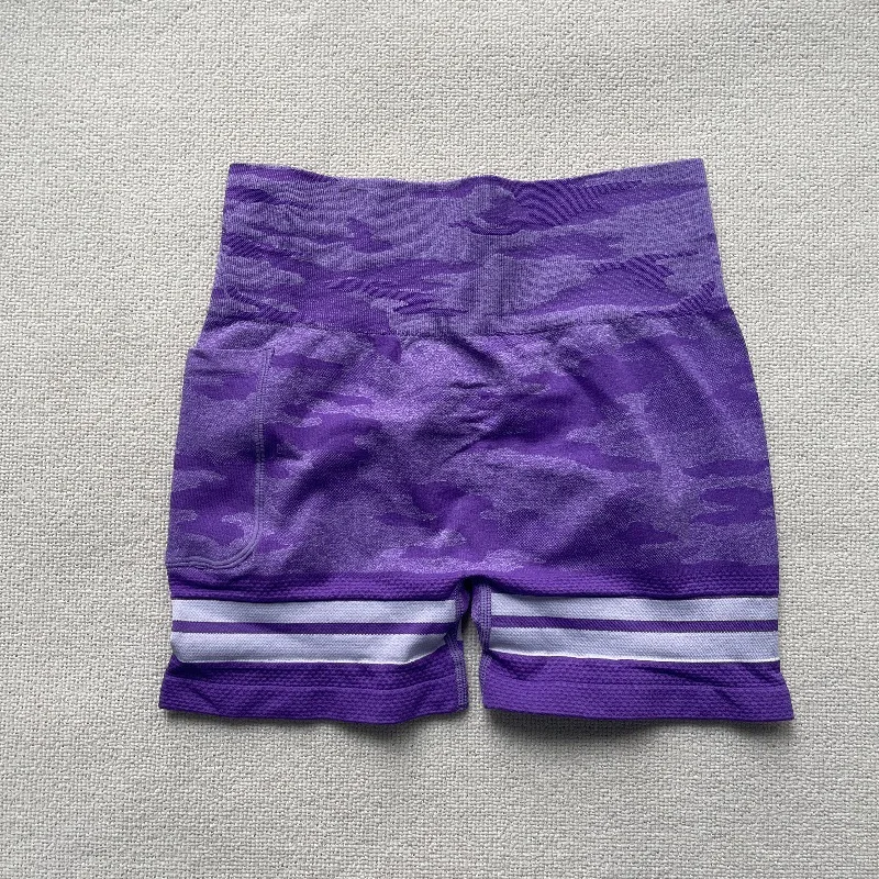 여성 체육관 라인 반바지 위장 탄성 운동 스포츠 요가 바지 엉덩이 리프팅 레깅스 주머니가있는 피트니스 운동 스타킹