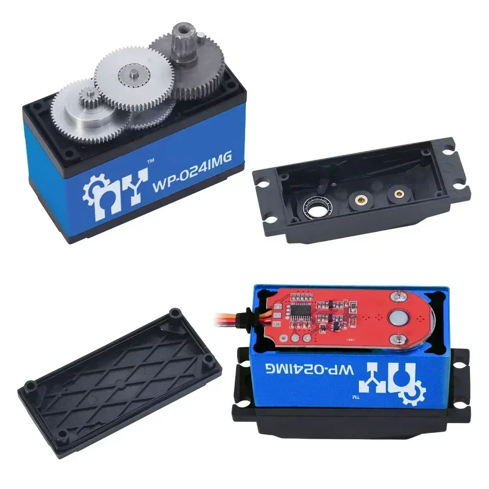 OverShoot WP-0241MG 7.4V 40KG デジタルサーボ、コアレスモーター メタルギア RC飛行機/ドリフトカー/ロボット用、高速高トルク