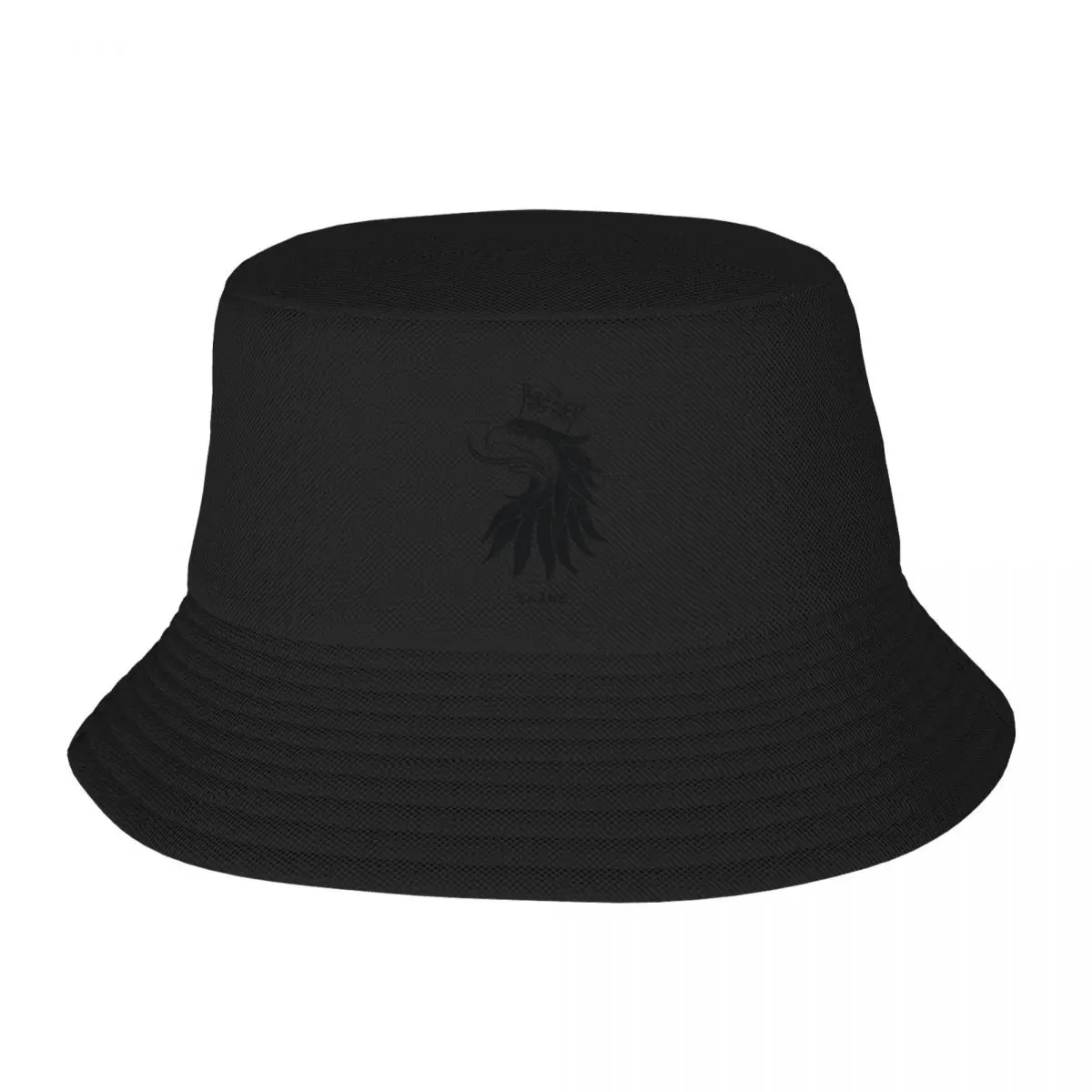 New Griffin Head with Royal Crown, the Crest of Sk?ne, Sweden, Black Print (Svenska Landskap) Bucket Hat