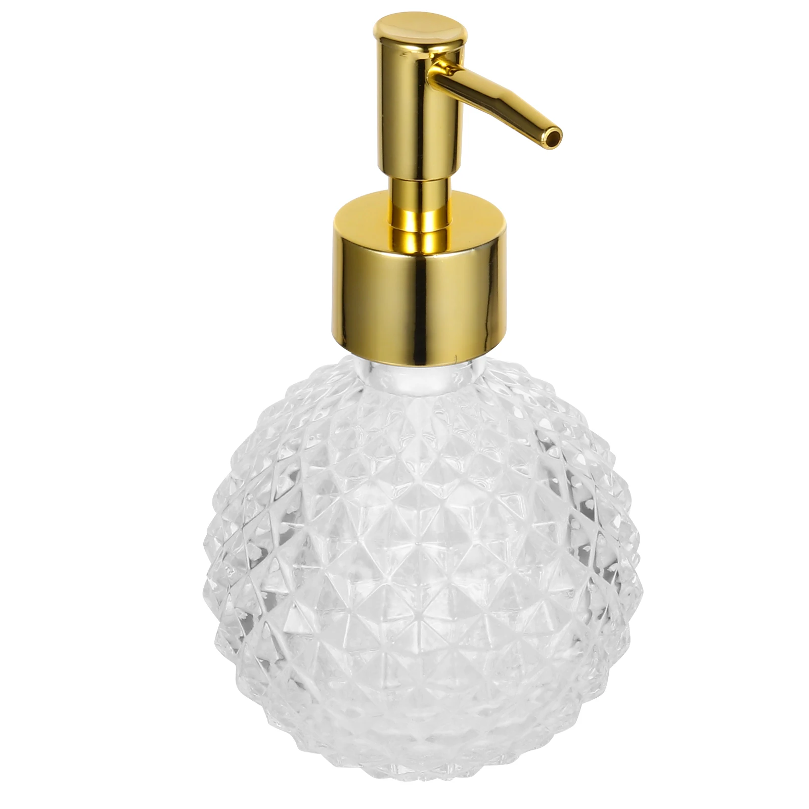 1Pcs Travel Pump Bottle 220Ml Anti-Slip Diamond Pattern Multipurpose Lotion Shampoo Body Wash Container Travel Bottles