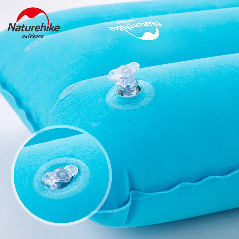 Naturehike Outdoor Camping Travel Hiking Ultralight Portable Inflatable Compression Folding Anti-slip Pillow 2 Colors