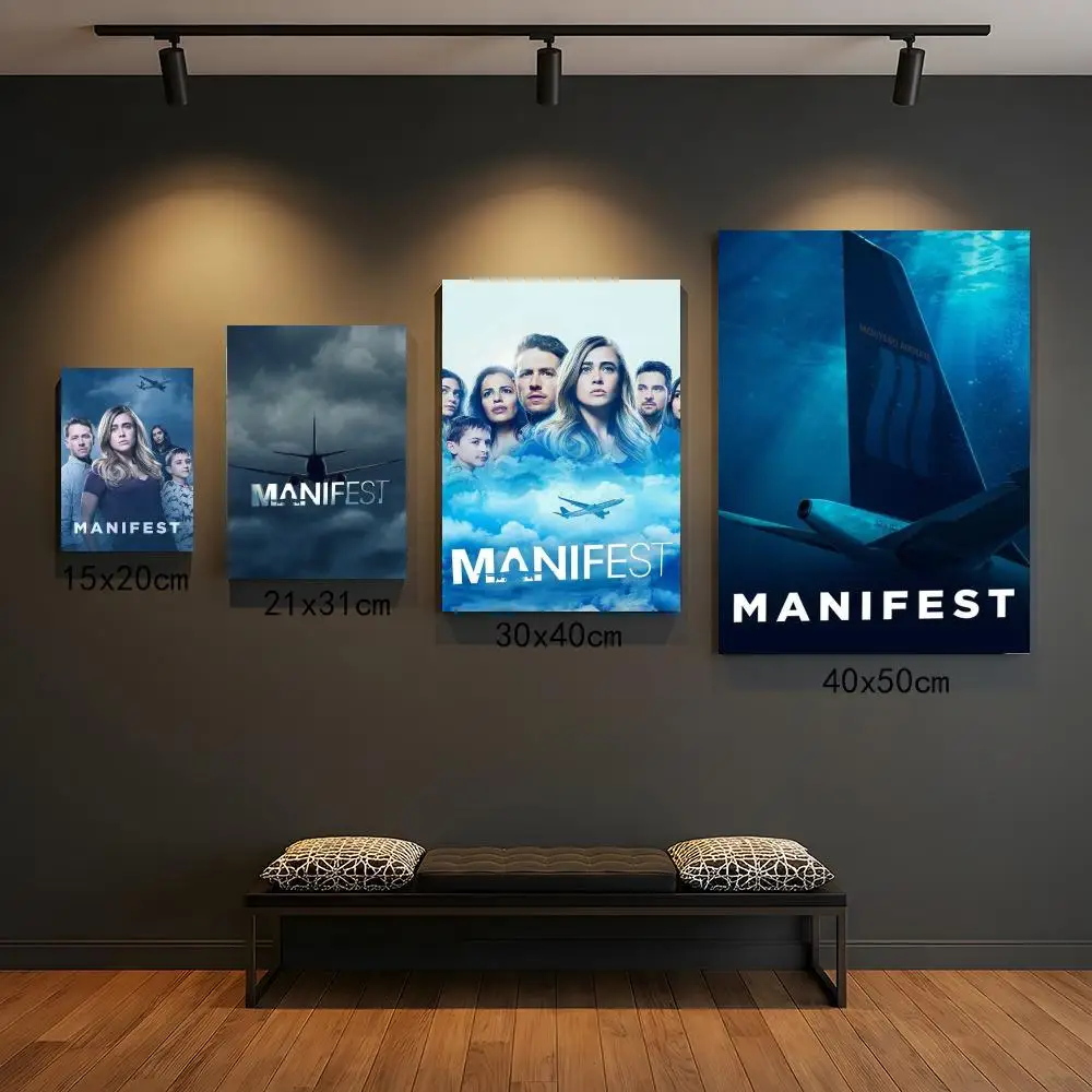 tv series M-Manifest-T Poster Self Adhesive Wall Decor for Modern Home Cafe Office and Bar