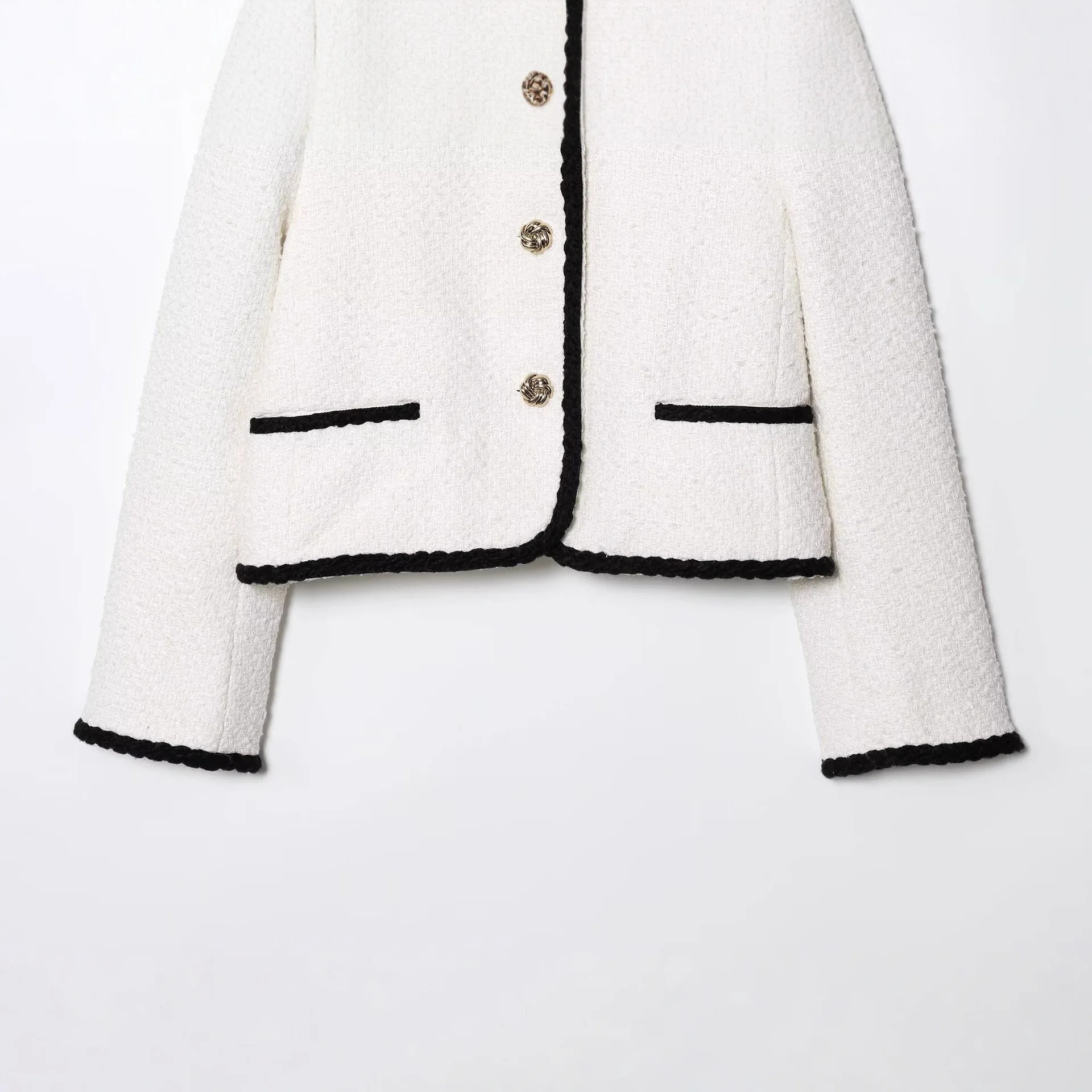 Ele ort gesteppte Jaet 2025, Herbst-Neuankömmling, feuerhafte Chinoiserie-Oberbekleidung für Damen, damenhafte Oberbekleidung