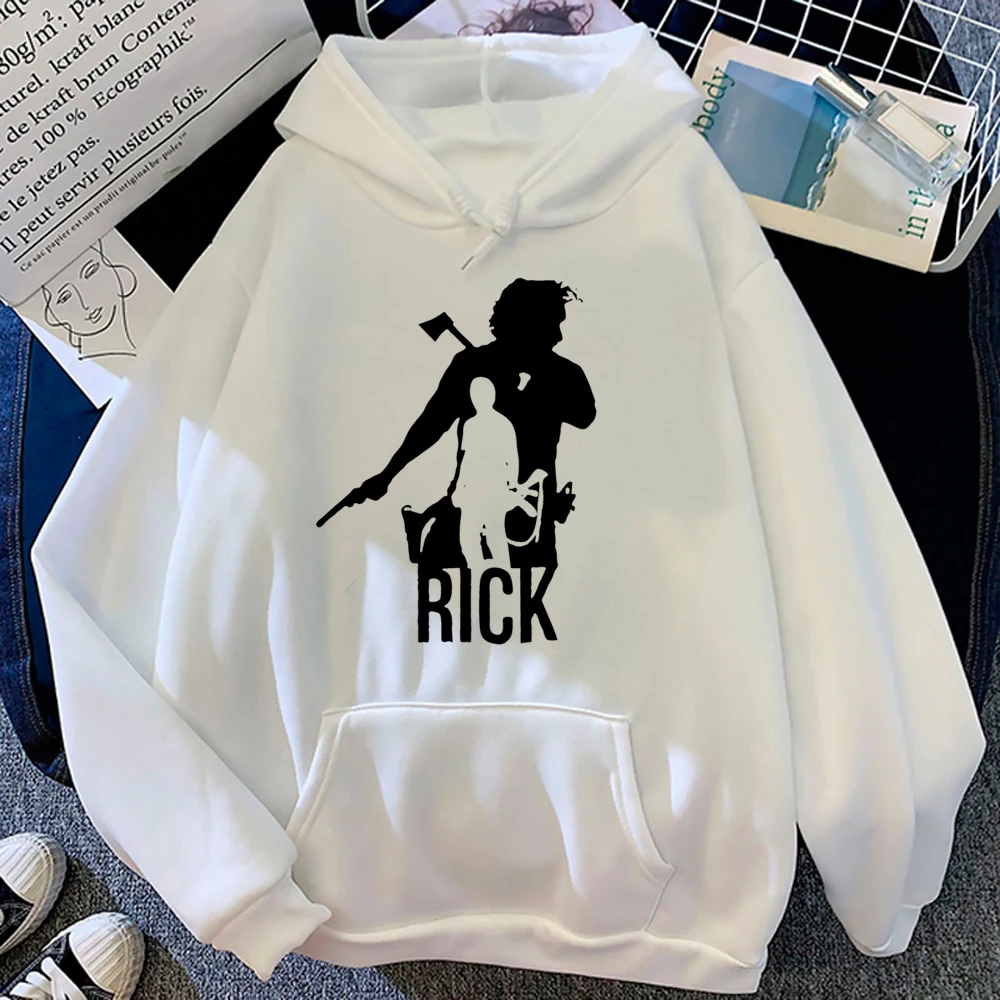 Sudadera con capucha de the Walking Dead para mujer, ropa de calle de anime, chándal estético y2k, suéter femenino