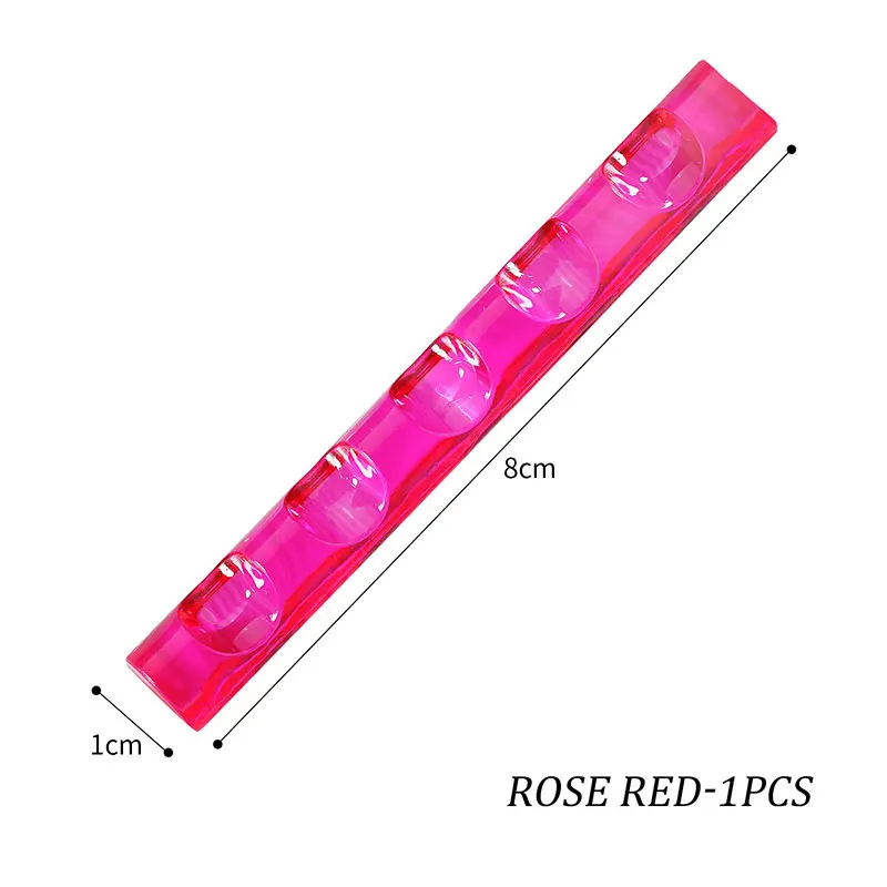 5グリッドネイルブラシラック棚オーガナイザー カラフルペンレストディスプレイ アクリルスタンドホルダー ショーケース マニキュアツール