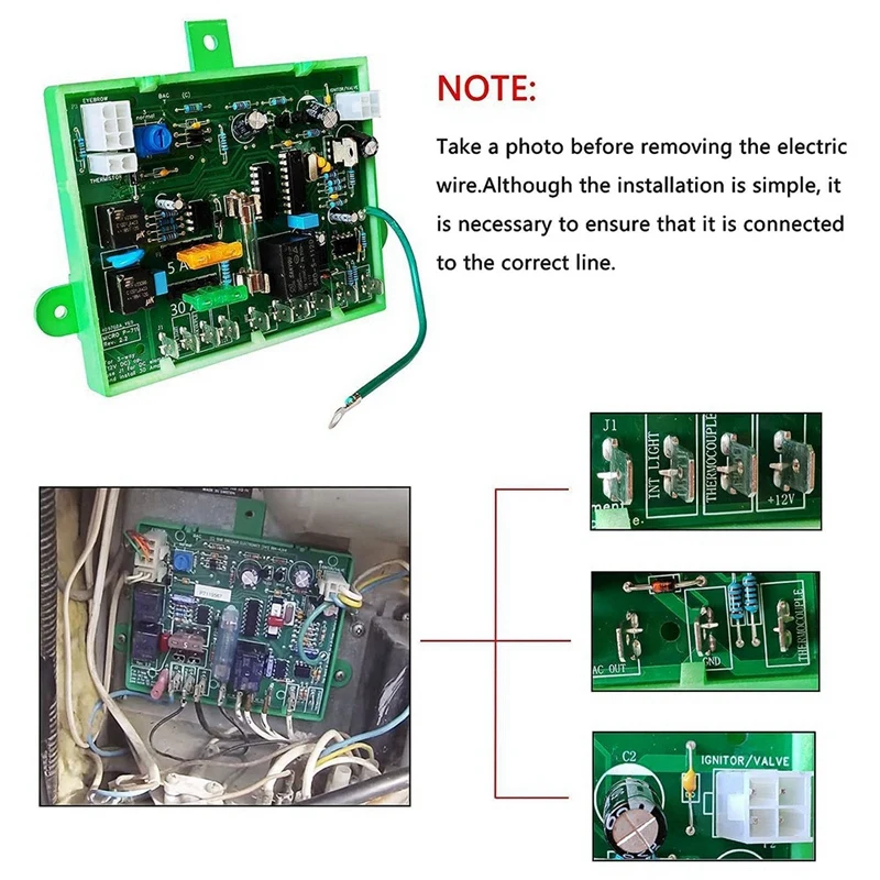 For Micro P-711  Refrigerator Control Circuit Board 2-Way And 3-Way Models Improved Functionality