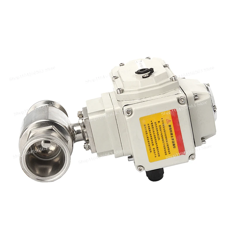 25mm Electric Sanitary Quick Install Ball Valve Stainless Steel Tri-Clamp Motorized Ball Valves 220V 24V