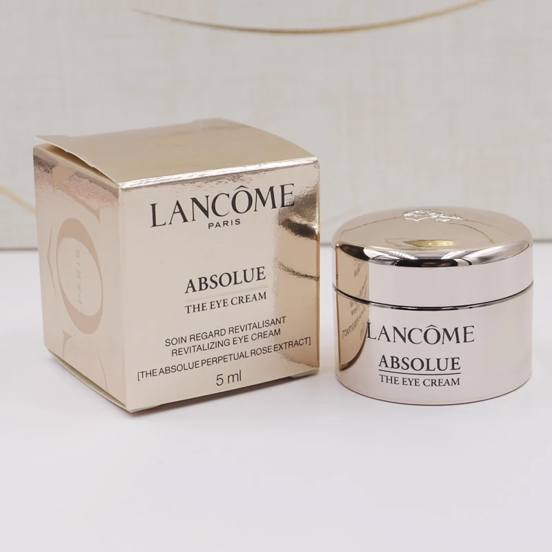 Crema para Ojos Lancôme Absolue, MINISIZE, 5ml - reduce las ojeras, las líneas finas, las bolsas debajo de los ojos, las arrugas e hidrata.