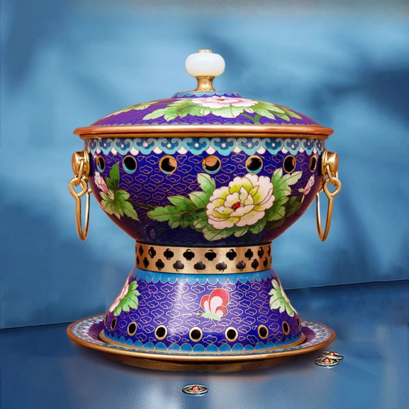 

Y Jingtailan single person small hotpot pure purple copper one person one pot cookware high-end hotel club tableware