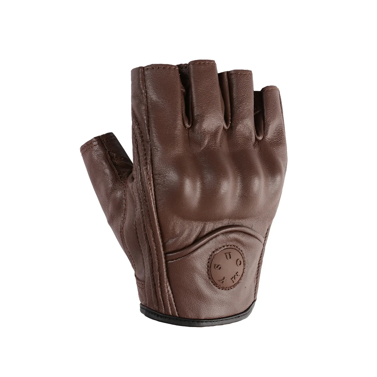 

Retro Motorcycle Half-Finger Gloves for Bikers - Impact-Resistant and Breathable