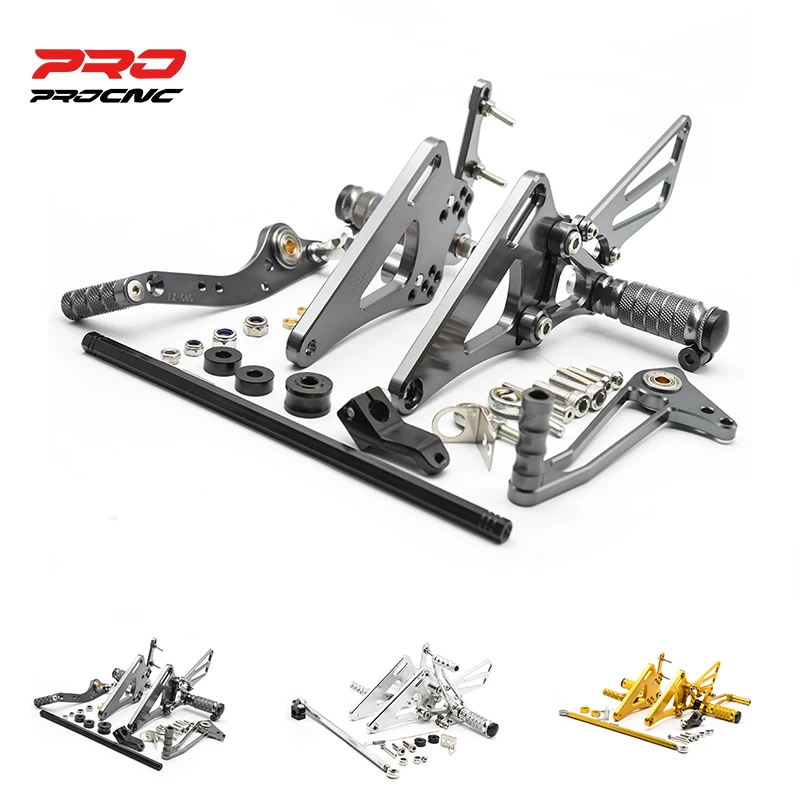 For Honda CB400SF CB400 VTEC SPEC 1 2 3 1999-2021 Adjustable Aluminum Motorcycle Footrest Footpeg  Rearset Rear Set Footrest