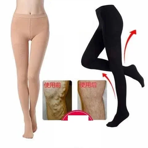 Medical Varicose Vein Socks Class 2 Pressure Stockings Anti Skip Compression Thigh Socks Pain Relief Close/open Toe