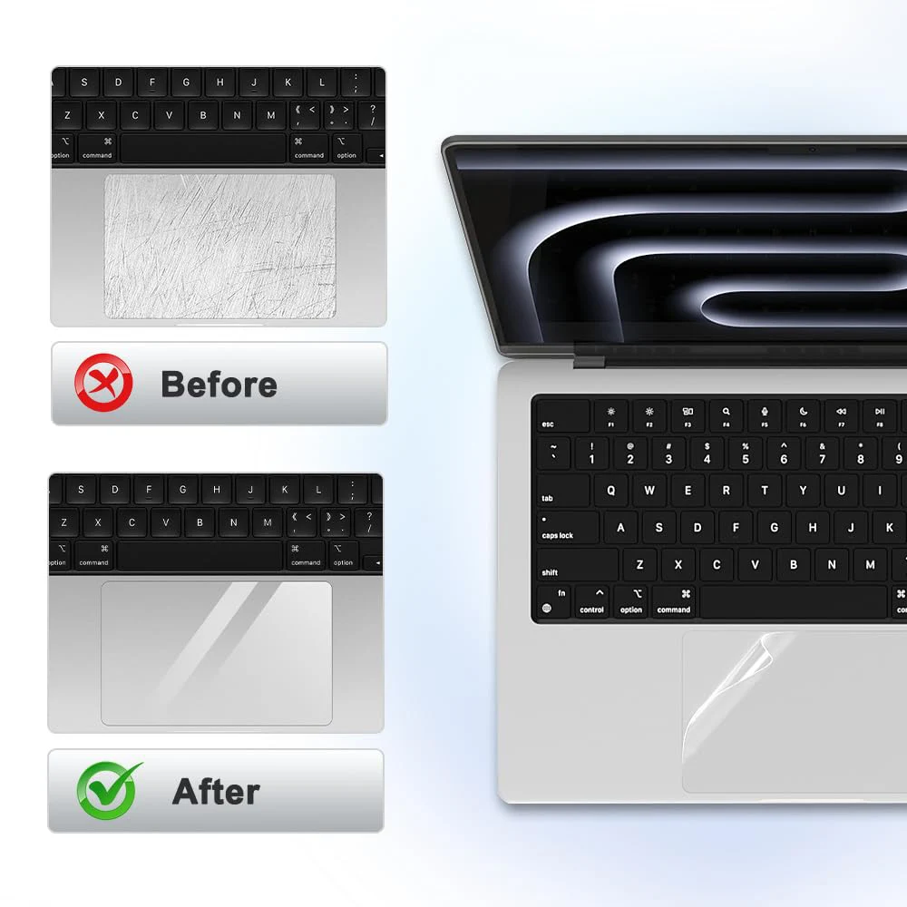 

Trackpad Protective Film for MacBook Pro 13.3 A2338 A2251 A2289 14.2 16.2 A3403 A3186 A2991 A2780 Touch Pad Skin