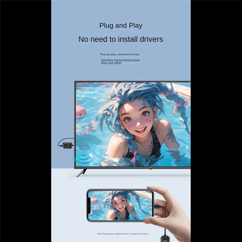 A73E-فيديو جهاز ريسيفر استقبال وإرسال موسع 5G 4K 1080P اللاسلكية HD عرض محول دونغل للهاتف شاشة التلفزيون العارض