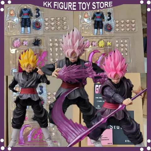  Dimensionia Super Saiyan Rose Son Goku Black Zamasu The God-Rebel Dragon Ball Anime  Anime Action Figure Collection Model Toys