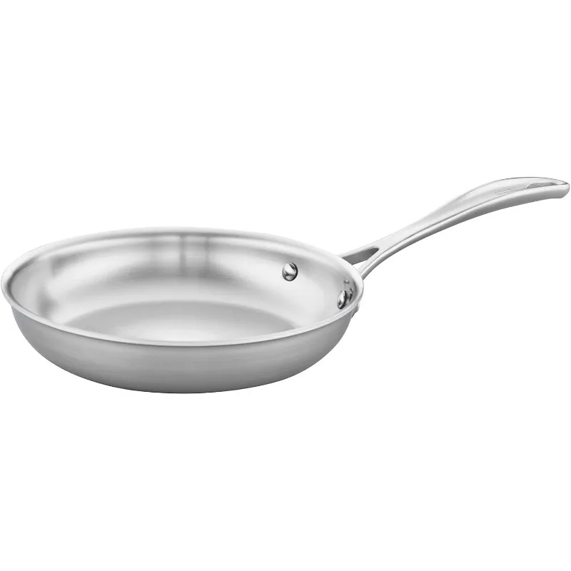 ZWILLING Spirit 3-ply 10-pc Stainless Steel Pots and Pans Set, Dutch Oven, Fry Pan,Silver