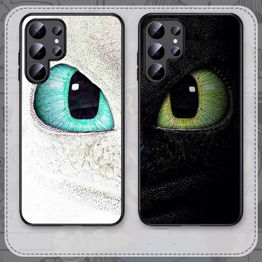 Прекрасная пара Toothless Fury Dragon, новый чехол для телефона Samsung S 24 fe 25 Ultra plus 20 lite 21 30 22 23 24 22 Ultra 5G Fundas