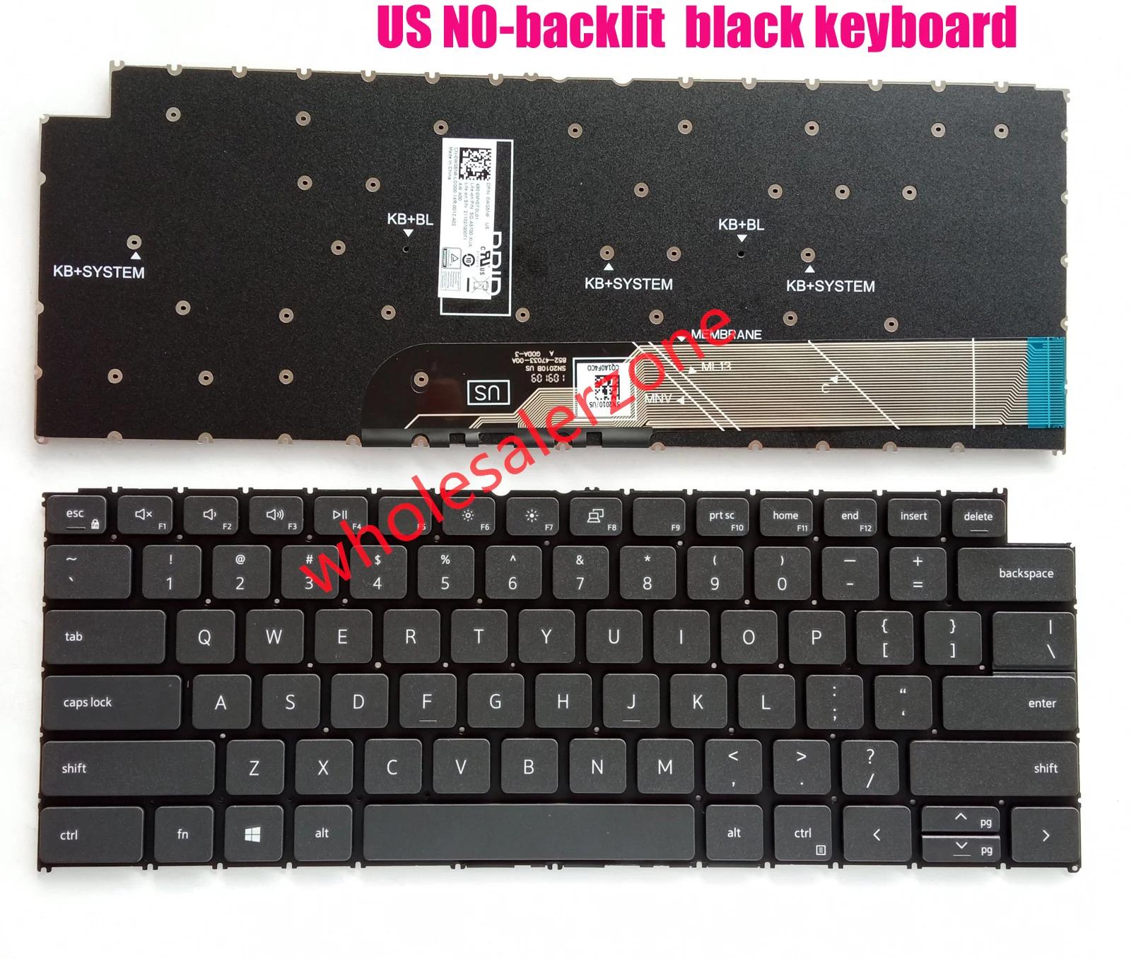Teclado estadounidense para portátil Dell de 14 pulgadas Inspiron 5410 2 en 1,7420 2 en 1,7415 2 en 1,7425 2 en 1,14 pulgadas Vostro 5410 serie 5415